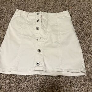 Abercrombie Kids Classic Cream Skirt